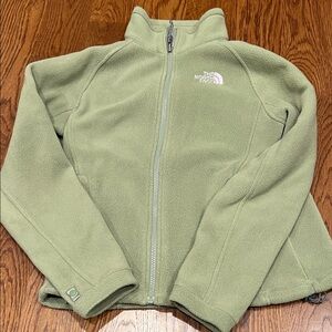 The North Face Green Zip Up Fleece